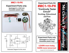 Load image into Gallery viewer, * * Mr Circuit * * &lt;br&gt;&lt;font color=red&gt;Experiment Parts Kits&lt;/font color&gt; &lt;br&gt;(To order, pick which kits and quantity from drop-down)
