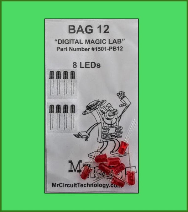 1501-PB12 - Bag #12 - Eight LEDs For LAB 5