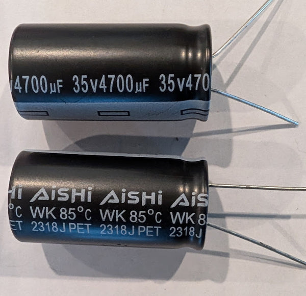 Electrolytic Capacitor — 4700uF 35V 18x35mm 85° AIS - - QTY 1 ea