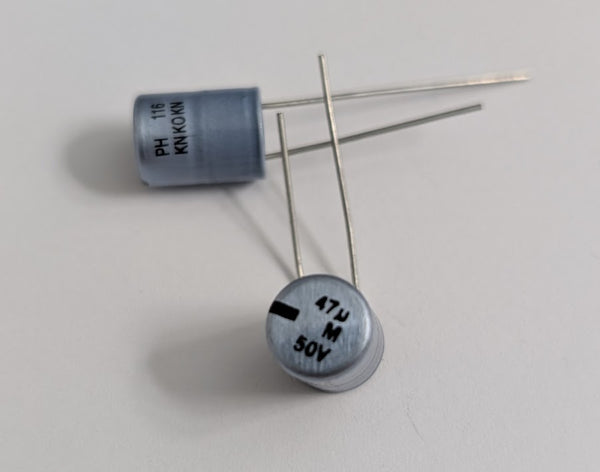 Electrolytic Capacitor — 47uF 50V 8.7x11.6mm - QTY of 1