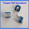 Trimpot 6x6mm Top-Adjust 1M Ohm - Pack of 10