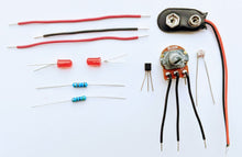 Load image into Gallery viewer, &lt;center&gt;MC1-13 * * Mr Circuit Science * * Experiment Kit&lt;br&gt; &quot;Solar-Activated Night Light Circuit&quot; &lt;br&gt;&lt;font color = red&gt; This low-cost science/electronics experiment is convenient, easy to use, and exciting. &lt;/font color&gt;&lt;/center&gt;
