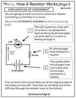 * * Mr Circuit Lab #1 - 34 Amazing Lesson Plans to teach Basic Electronics for STEM $2.95 each or $49 for whole set of 34