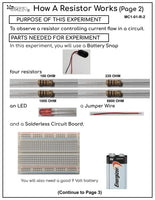 * * Mr Circuit Lab #1 - 34 Amazing Lesson Plans to teach Basic Electronics for STEM $2.95 each or $49 for whole set of 34