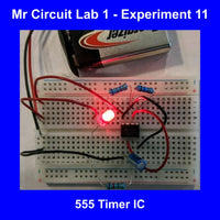 Mr Circuit Lab 1 (#1101-LAB) World's Most Popular CTE Basic Electronics Hands-On Learning Lab  - 1000's Sold!  -  Made in the USA for STEM students and future Robotics, Engineering, and Drone Technicians. Comes in white box 12x9x2.5 inches.