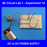 Mr Circuit Lab 1 (#1101-LAB) World's Most Popular CTE Basic Electronics Hands-On Learning Lab  - 1000's Sold!  -  Made in the USA for STEM students and future Robotics, Engineering, and Drone Technicians. Comes in white box 12x9x2.5 inches.
