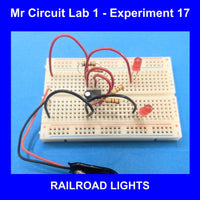 Mr Circuit Lab 1 (#1101-LAB) World's Most Popular CTE Basic Electronics Hands-On Learning Lab  - 1000's Sold!  -  Made in the USA for STEM students and future Robotics, Engineering, and Drone Technicians. Comes in white box 12x9x2.5 inches.