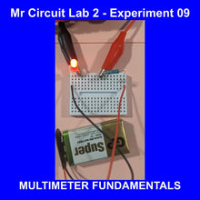 Load image into Gallery viewer, &lt;b&gt;Mr Circuit Lab 2&lt;/b&gt;  (#1201-LAB)    Basic Electronics Troubleshooting  for STEM students. - Multimeter included - For future Engineers and Technicians.  Includes online video presentations, quizzes, and step by step instructions.
