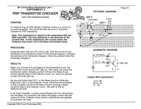 MC1-09 * * Mr Circuit Science * * Experiment Kit "How a PNP Transistor Works"