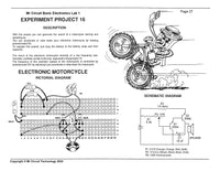 MC1-16 * * Mr Circuit Science * * Experiment Kit "Electronic Motorcycle Circuit"