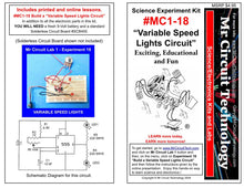 Load image into Gallery viewer, &lt;center&gt;MC1-SET * * Mr Circuit Science * * Experiment Kits&lt;br&gt; Complete Set of 31 Kits &lt;br&gt;&lt;font color = red&gt; These low-cost science/electronics experiment kits are convenient, easy to use, and exciting. &lt;/font color&gt;&lt;/center&gt;
