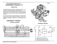 MC1-19 * * Mr Circuit Science * * Experiment Kit "Continuity Tester Circuit"