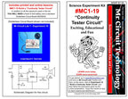 MC1-19 * * Mr Circuit Science * * Experiment Kit "Continuity Tester Circuit"