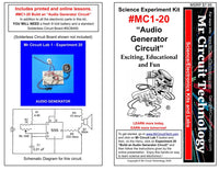 MC1-20 * * Mr Circuit Science * * Experiment Kit "Audio Generator Circuit"