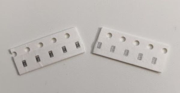 1206 Surface Mount Resistor — 47k ohms 1%<br>Resistors SMD 1206 Surface Mount Device<br><b>Quantity = 5 Resistors</b>