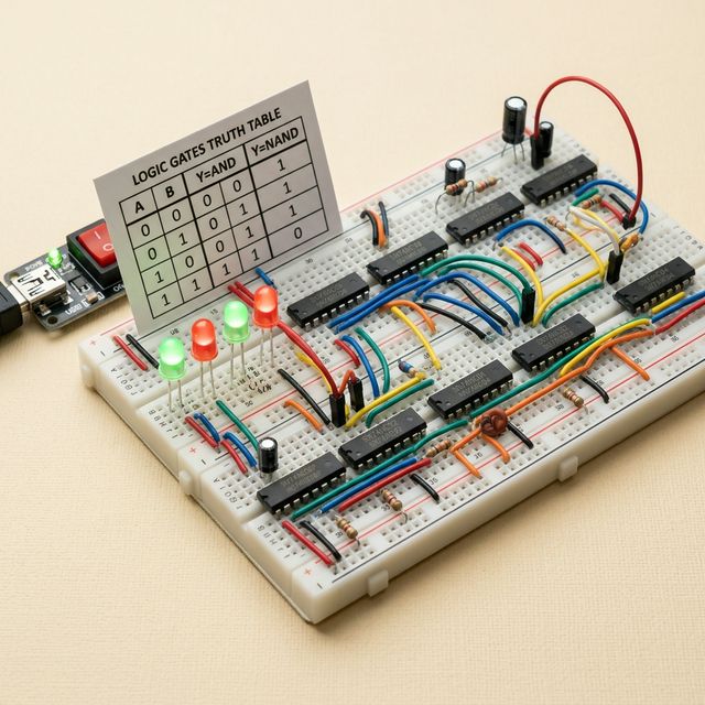 Logic gates, truth tables, and computer thinking