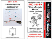 Mr Circuit 1 EXPERIMENT PARTS KITS for LESSON PLANS (To order, pick which kits and quantity from drop-down)