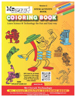 Mr Circuit Basic Electronics Coloring Book for Elementary and Montessori Students