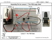 Load image into Gallery viewer, &lt;b&gt;Mr Circuit Lab 3&lt;/b&gt; (#1301-LAB) Basic Digital Logic Gates for STEM students and future Robotics Engineers and Technicians. This is what is inside computers, cell phones, tablets, etc. These are the building blocks for all computers and controllers.
