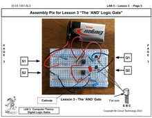 Load image into Gallery viewer, &lt;b&gt;Mr Circuit Lab 3&lt;/b&gt; (#1301-LAB) Basic Digital Logic Gates for STEM students and future Robotics Engineers and Technicians. This is what is inside computers, cell phones, tablets, etc. These are the building blocks for all computers and controllers.
