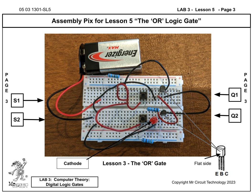 Mr Circuit Lab (#1301-LAB) Basic Digital Logic Gates for STEM students and future Robotics Engineers and Technicians. This is what is inside computers, cell phones, tablets, etc. These are the building blocks for all computers and controllers.