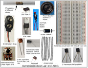 Mr Circuit Lab 1P  - (Same as Mr Circuit Lab 1 but with online printable lessons instead of printed manual .  Packaged in a 9x12 resealable 4 mil plastic bag  (#1101-P)