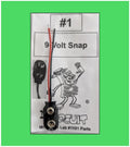 1101-PB01 Bag#1 for Mr Circuit Lab 1 ** One (1) Battery Snap with solid leads to plug into solderless circuit board
