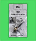 1101-PB04 Bag#4 for Mr Circuit Lab 1 ** One (1) Potentiometer with solid leads for use with Solderless Circuit Board