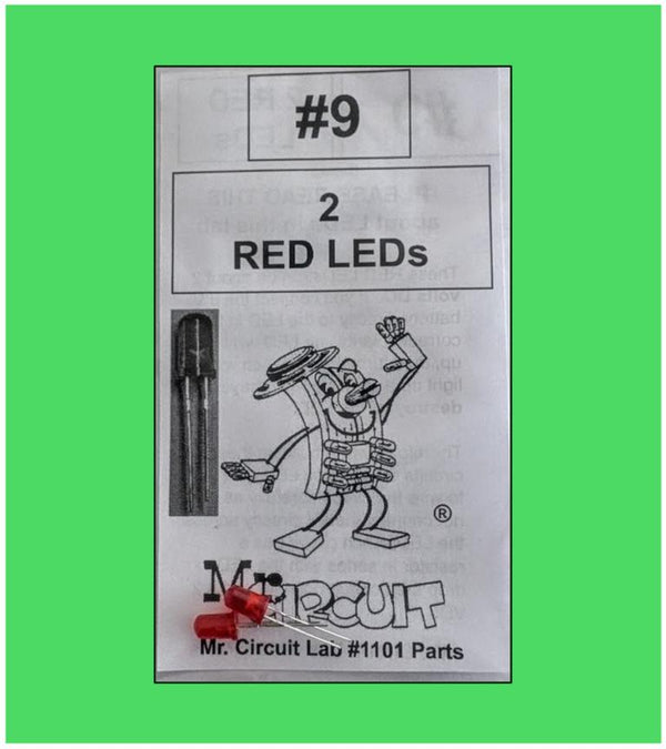 1101-PB09 Bag#9 for Mr Circuit Lab 1 ** Two (2) LED Lamps