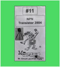 1101-PB11 Bag#11 for Mr Circuit Lab 1 ** One (1) NPN Bipolar Transistor