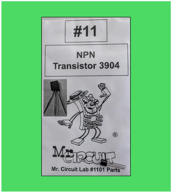 1101-PB11 Bag#11 for Mr Circuit Lab 1 ** One (1) NPN Bipolar Transistor