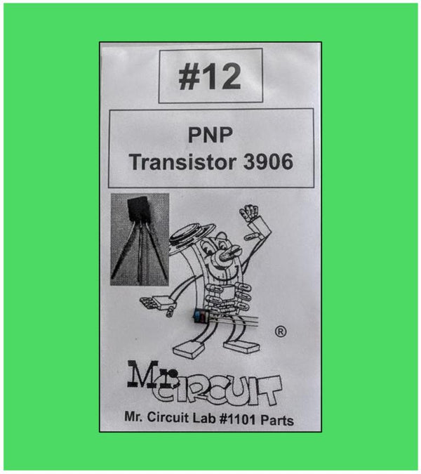 1101-PB12 Bag#12 for Mr Circuit Lab 1 ** One (1) PNP Bipolar Transistor