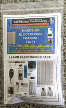 Load image into Gallery viewer, 1101-P Mr Circuit Lab 1 - &quot;Basic Electronics Experiments&quot; In plastic 8.5&quot;x11&quot; 4 mil durable resealable bag - Electronics instruction FOR FUTURE Robotics ENGINEERS AND TECHNICIANS
