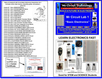 Mr Circuit Lab 1P (#1101-P) - (Same as Mr Circuit Lab 1 but with online lessons instead of printed manual .  You receive a link to online lessons and quizzes.)