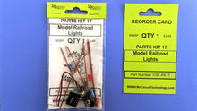 Load image into Gallery viewer, 1101-PK17 Fun Hobby Kit - MODEL RAILROAD LIGHTS you can build on your standard Solderless Breadboard
