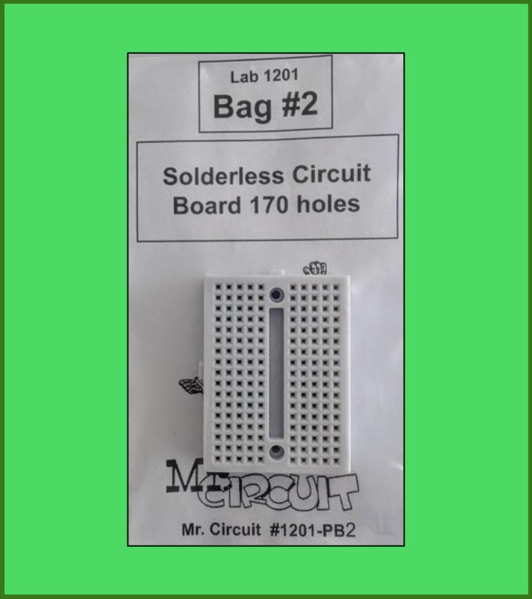 1201-PB2 Parts Bag #2 for Lab 2 - Solderless CB