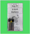 1201-PB3 Parts Bag #3 for Lab 2 - Nine Volt Alkaline Battery