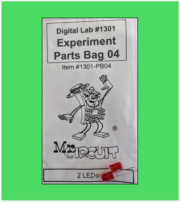 1301-PB04 Bag#4 for Mr Circuit Lab 3 ** Two (2) LEDs
