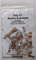1501-PB01 - Bag #01 - RESISTOR ASSORTMENT FOR LAB 5
