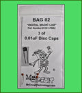 1501-PB02 - Bag #02 - Three of 0.01uF Disc capacitors For LAB 5