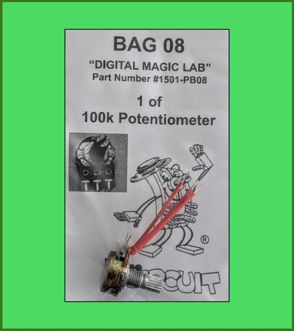 1501-PB08 - Bag #08 - One Potentiometer with solid leads For LAB 5