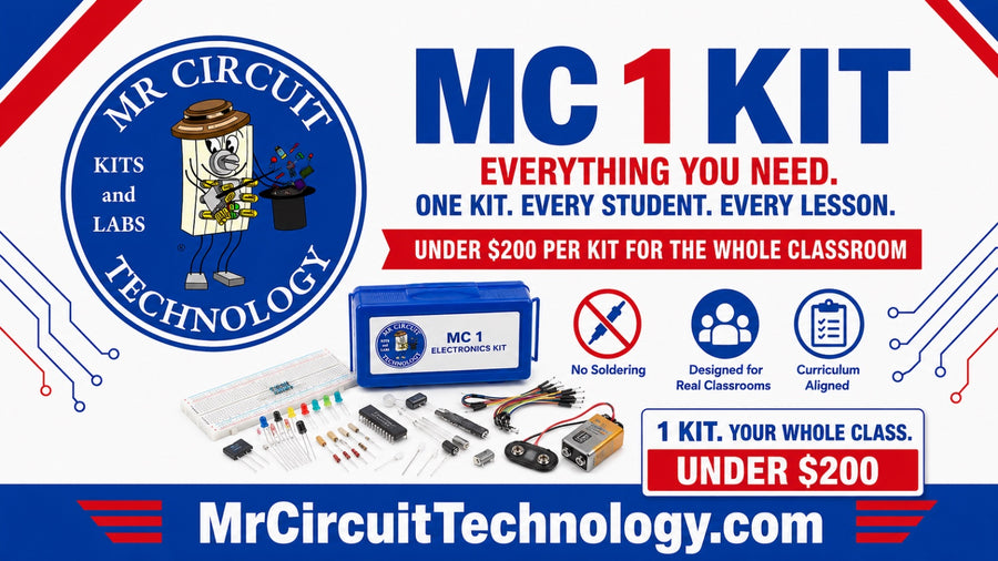 Mr Circuit MC1-SET classroom electronics kits