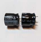Electrolytic Capacitor — 2200uF 16V 15x15mm 85°C - QTY 1 ea