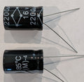 Electrolytic Capacitor — 2200uF 16V 13x21mm 85° C MUL - QTY 1 ea