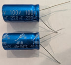Electrolytic Capacitor — 220uF 100V 13x26mm