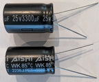 Electrolytic Capacitor — 3300uF 25V 16x25mm 85°C AIS - QTY 1 ea