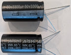Electrolytic Capacitor — 3300uF 50V 18x35mm 85°C AIS - QTY 1 ea
