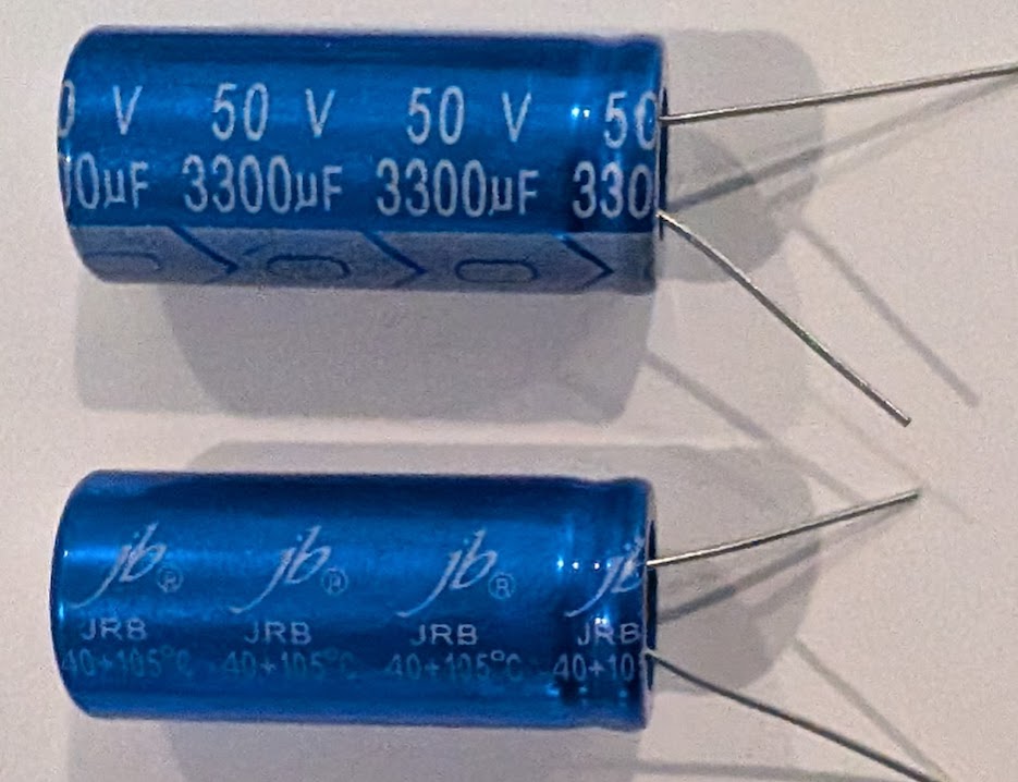 Electrolytic Capacitor — 3300uF 50V 18x40mm JRB - QTY 1 ea