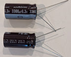 Electrolytic Capacitor — 3300uF 6.3V 13x25mm NIC - QTY 1 ea