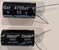 Electrolytic Capacitor — 4700uF 50V 19x40mm 105° CHO -  - QTY 1 ea